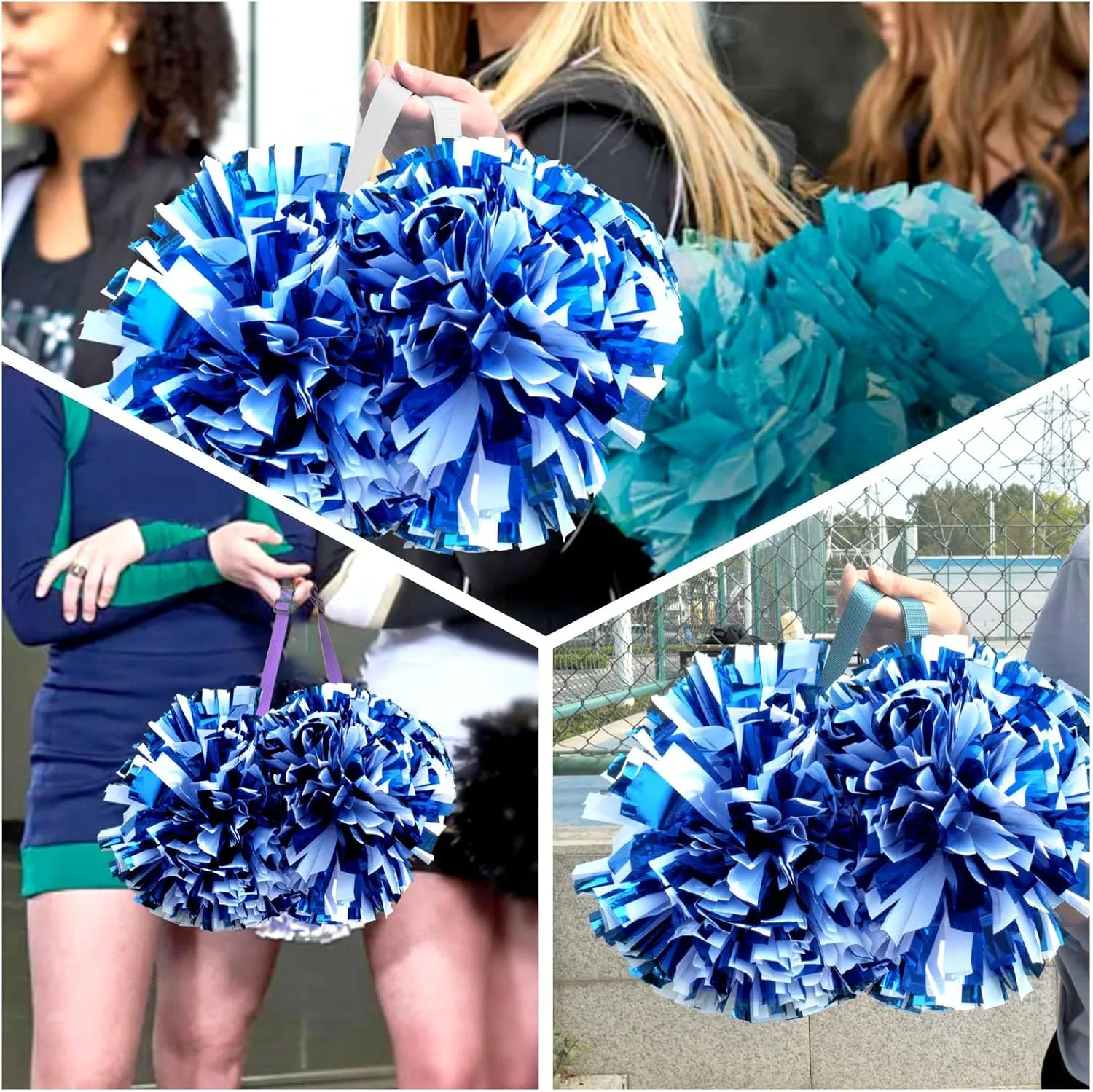 Pom Pony Pom Holder for Backpack Cheer - Adjustable Cheer Pom Poms Holder - Cheer Bag Accessories for Pom Pom Protection
