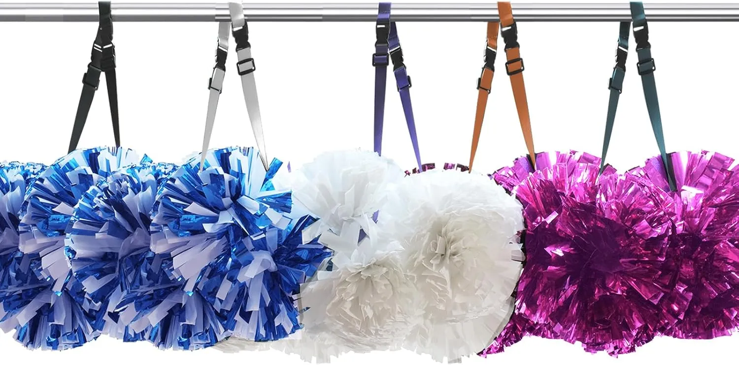Pom Pony Pom Holder for Backpack Cheer - Adjustable Cheer Pom Poms Holder - Cheer Bag Accessories for Pom Pom Protection
