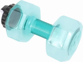 POPETPOP Dumbbell Shape Water Bottle Lightweight Sports Kettle for Fitness Outdoor Activities Portable Design for Hydration Exercise Eye Catching for Gym