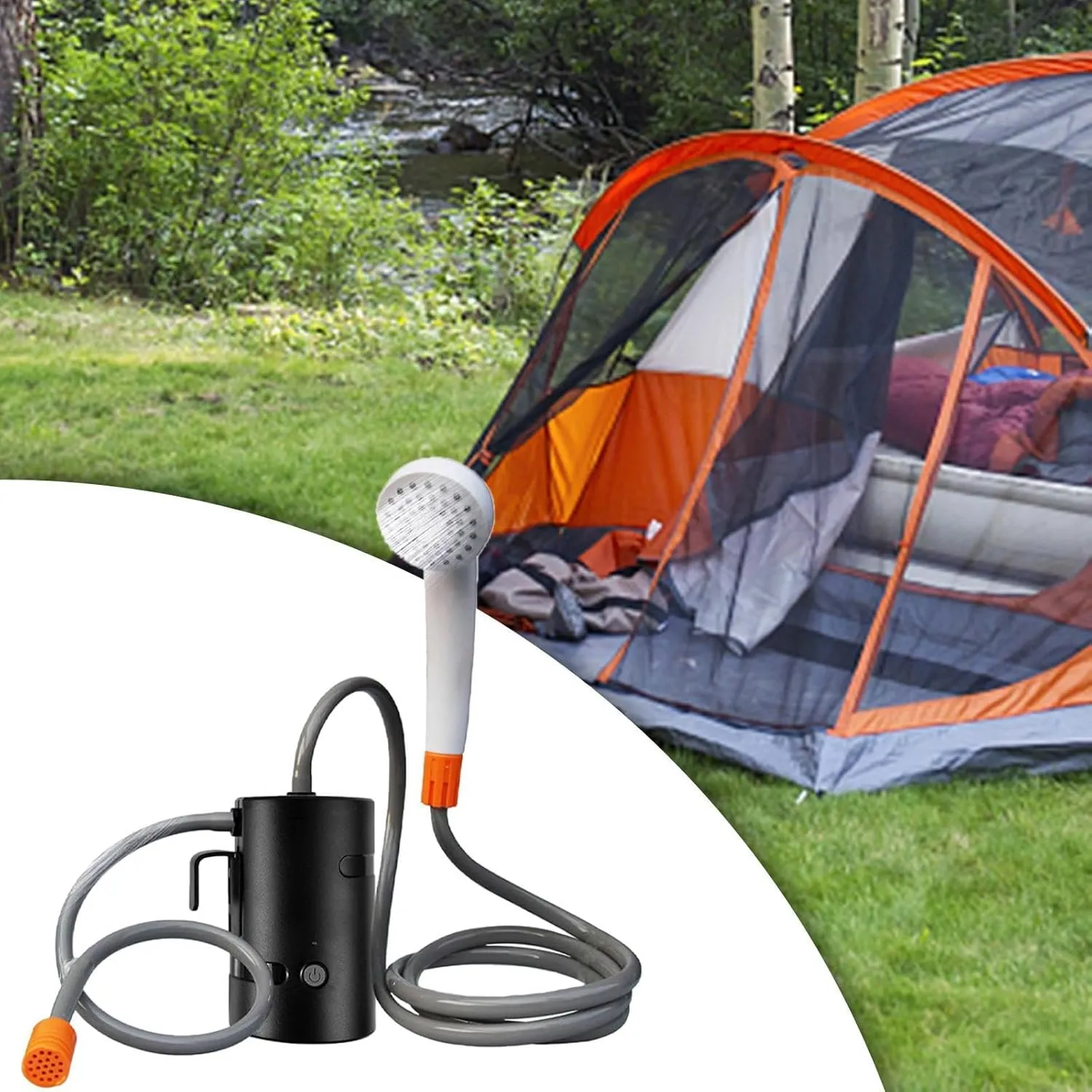 Portable Outdoor Shower System for Travel and Adventure