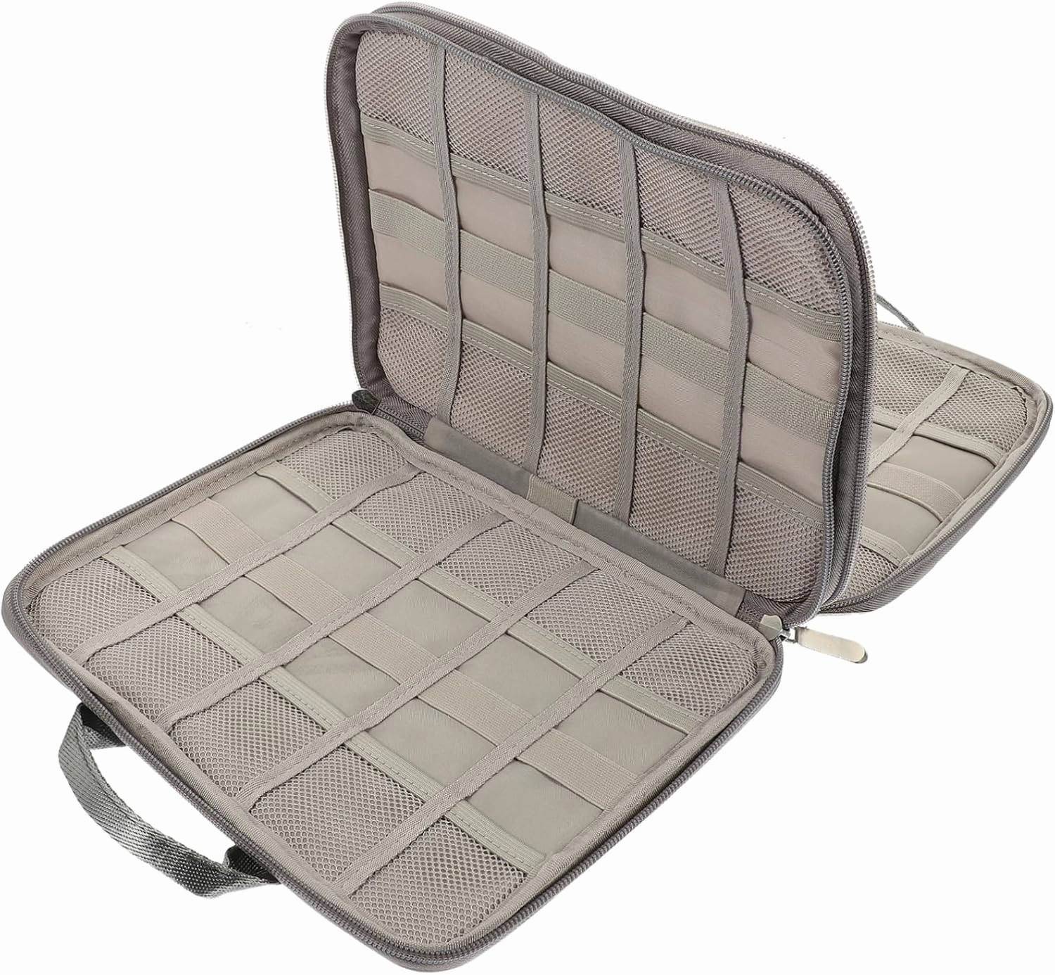 Portable Double Layer Watch Band Storage Case Watch Strap Organizer & Holder for Travel Watch Storage Bag with Multi Compartment Design