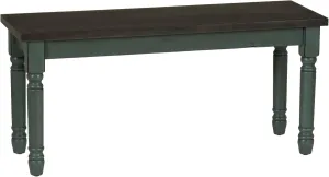 Powell Furniture Willow Dining Bench, Multicolor, 40”W x 14.02”D x 18.31”H