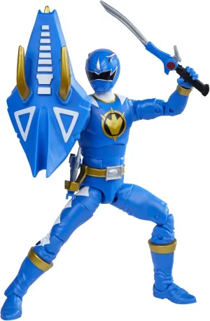Power Rangers Lightning Collection Dino Thunder Blue Ranger 6-Inch Premium Collectible Action Figure Toy with Accessories