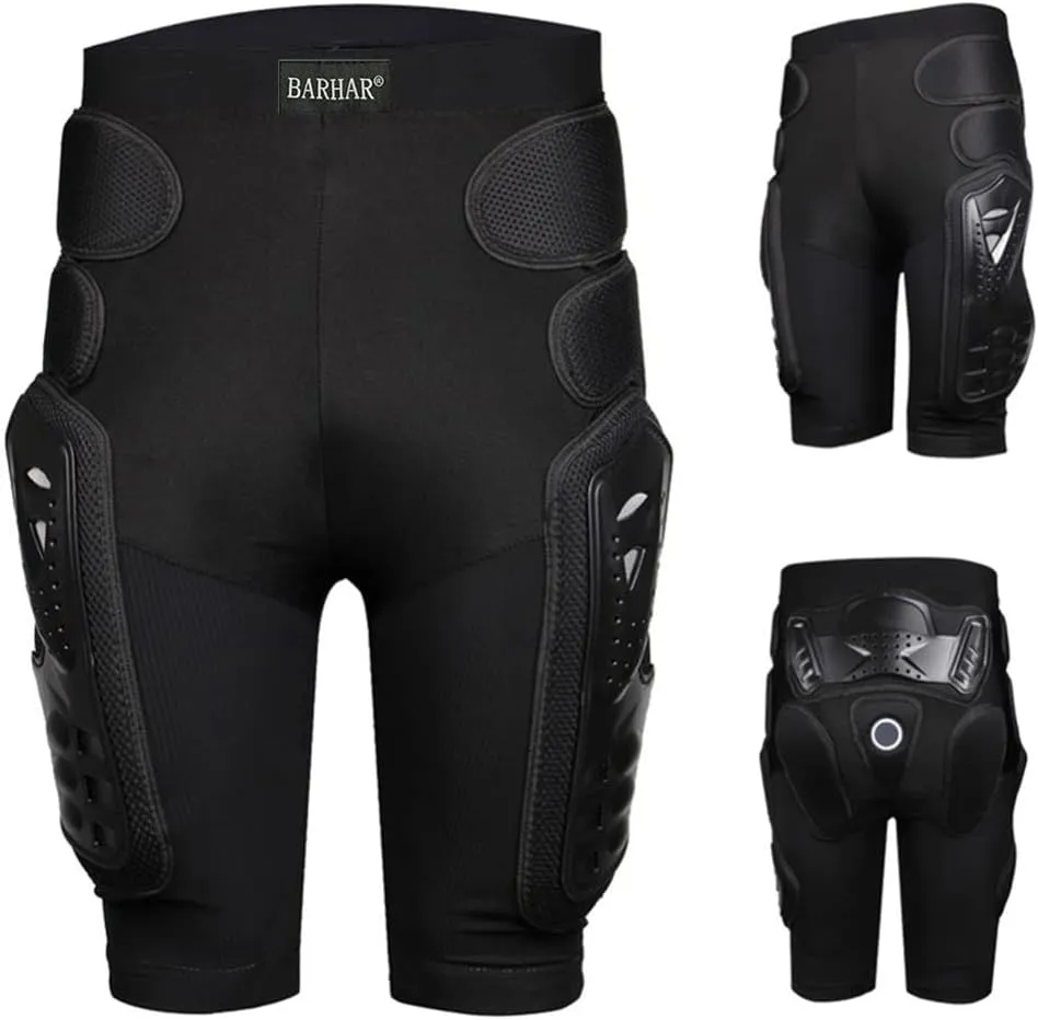 Protective Armor Pants Hockey Knight Gear for Motorcycle Motocross Racing Ski Protect Pads Sports HIPS Legs (Medium)