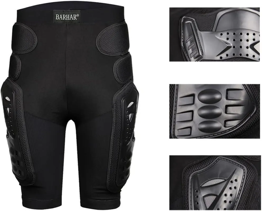 Protective Armor Pants Hockey Knight Gear for Motorcycle Motocross Racing Ski Protect Pads Sports HIPS Legs (Medium)