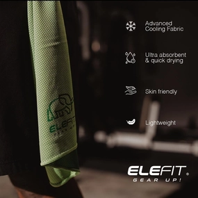 Quick-Drying Cooling Microfiber Gym Towels: Ideal for Comfortable Workout, Running, Yoga, Hiking, Trekking, Walking, Camping, and Family Outdoor Adventures - Lightweight, Portable, Sweat-Wicking
