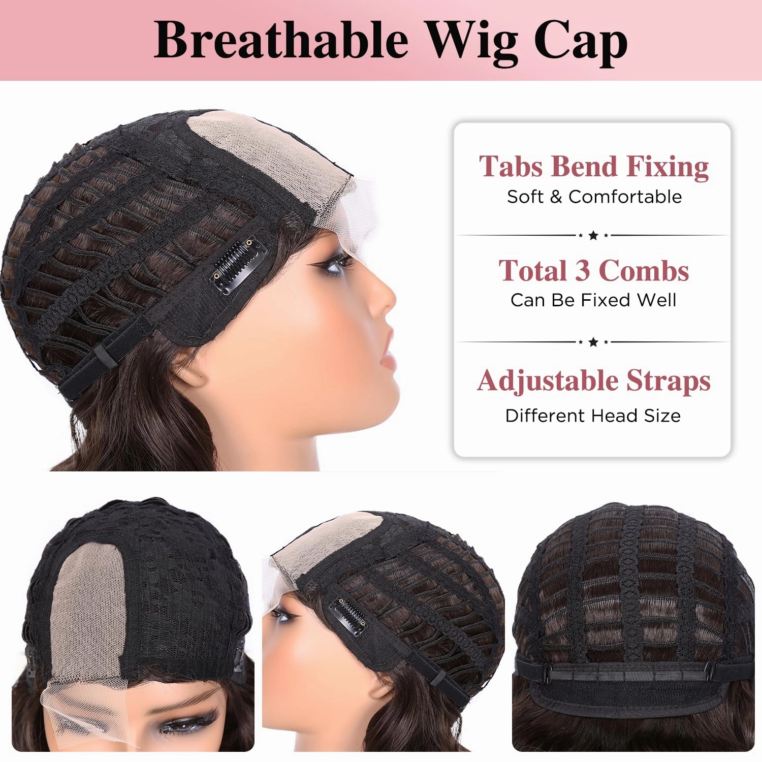 Quick Wig Loose Wave Bob Wig Side Part Short Curly Wavy Wig for Black Women Chocolate Glueless Lace Part Synthetic Wig Shoulder Length Body Wave Wig
