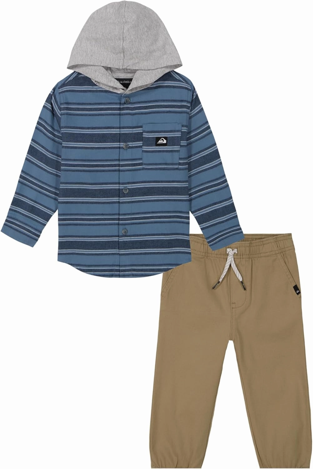 Quiksilver boys 2pc Woven/Knit Shirt Pant Set