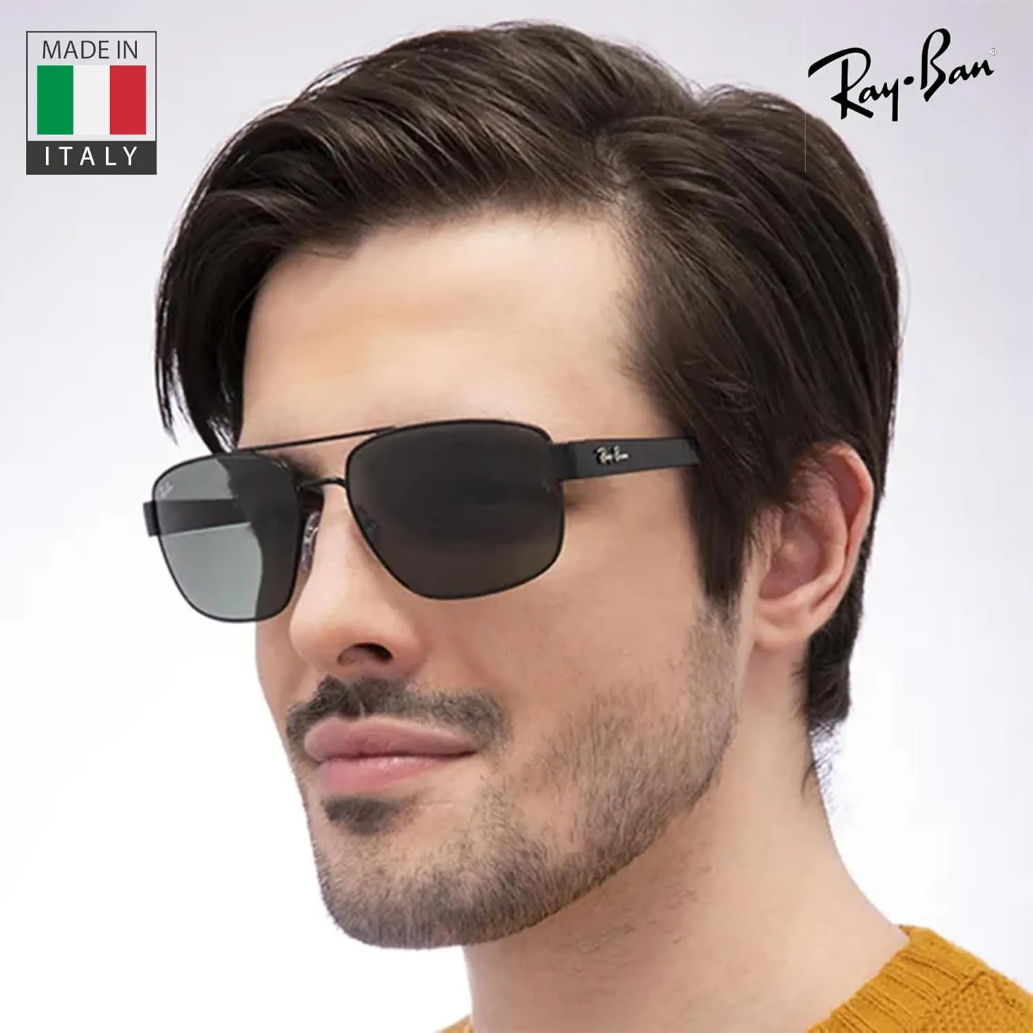 Ray-Ban RB3663 Square Shape Sunglasses With Eyewear Kit Bundle - Adjustable Nose Pads - Square Sunglasses