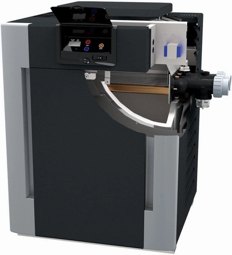 Raypak 014940 336000 BTU Digital Natural Gas Pool Heater with Cupro Nickel