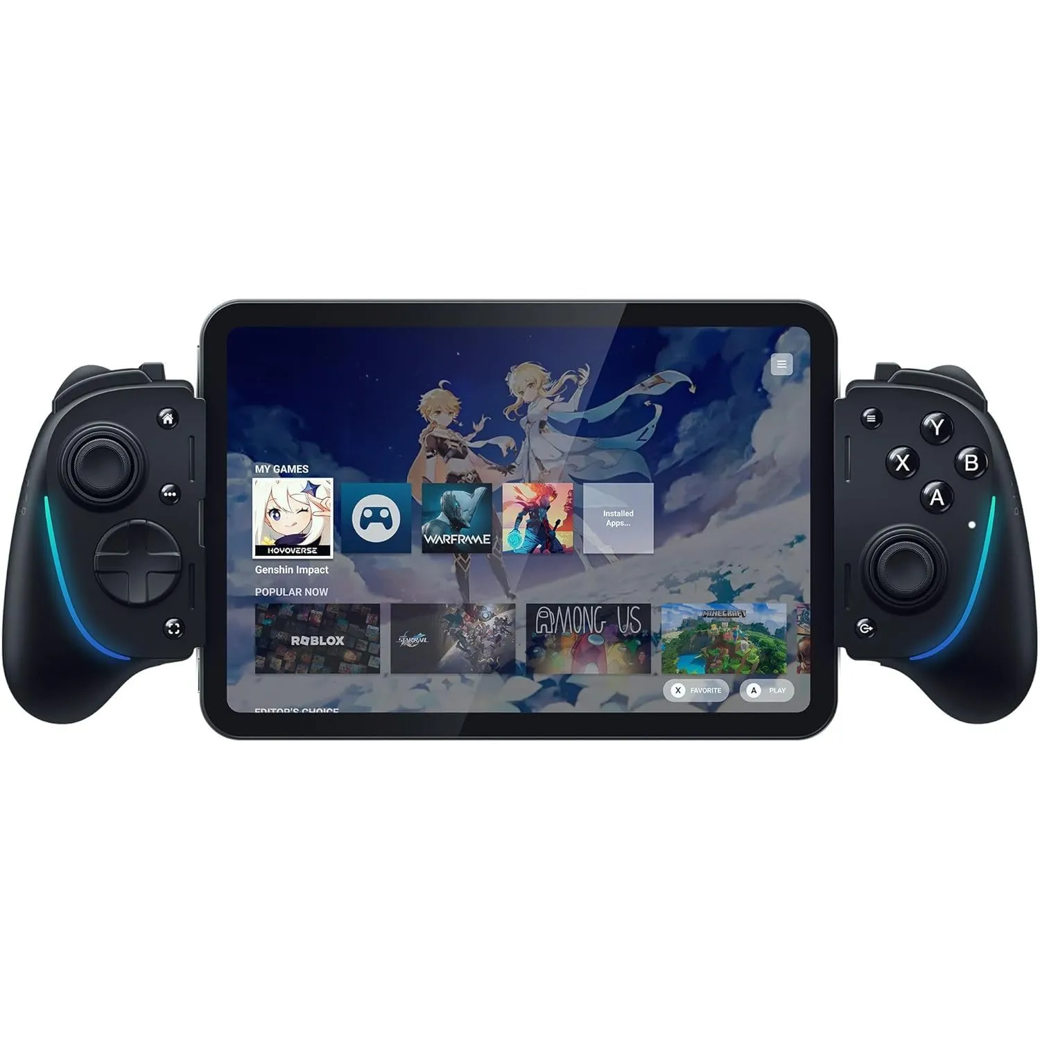 Razer Kishi Ultra Gaming Controller for Android, iPhone 15 & 16 Series, iPad Mini A17 Pro & 6 (USB C): Pro Controls - Ergonomic Grip - Stream PC, Xbox, PS5 Games on Mobile, Phone, Tablet (Renewed)