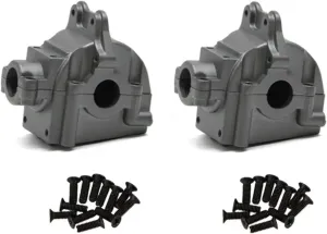 RC Upgrade Parts for Wltoys for 144001 144002 144010 124007 124016 124017 124019 Metal Gearbox Housing Gear Box Shell Differential Case Upgrade Parts(Grey)