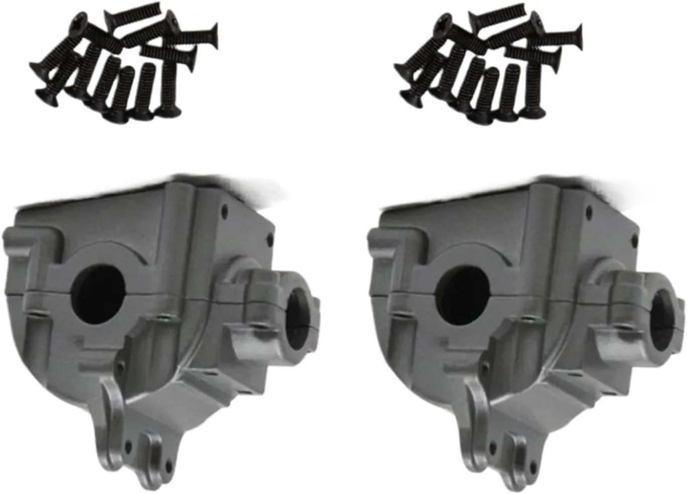 RC Upgrade Parts for Wltoys for 144001 144002 144010 124007 124016 124017 124019 Metal Gearbox Housing Gear Box Shell Differential Case Upgrade Parts(Grey)
