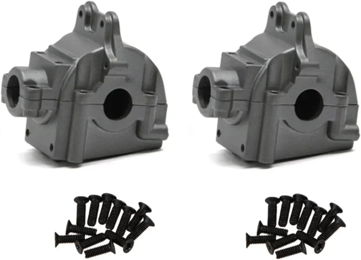 RC Upgrade Parts for Wltoys for 144001 144002 144010 124007 124016 124017 124019 Metal Gearbox Housing Gear Box Shell Differential Case Upgrade Parts(Grey)