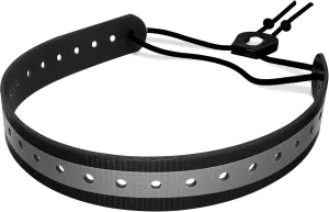 Replacement 1" Reflective Biothane Bungee Dog Collar Strap Black - Compatible with E-Collar and Dogtra Remote Training Collars, Adjustable for All Dog Neck Sizes - Wheel Lock Secure - Made in The USA