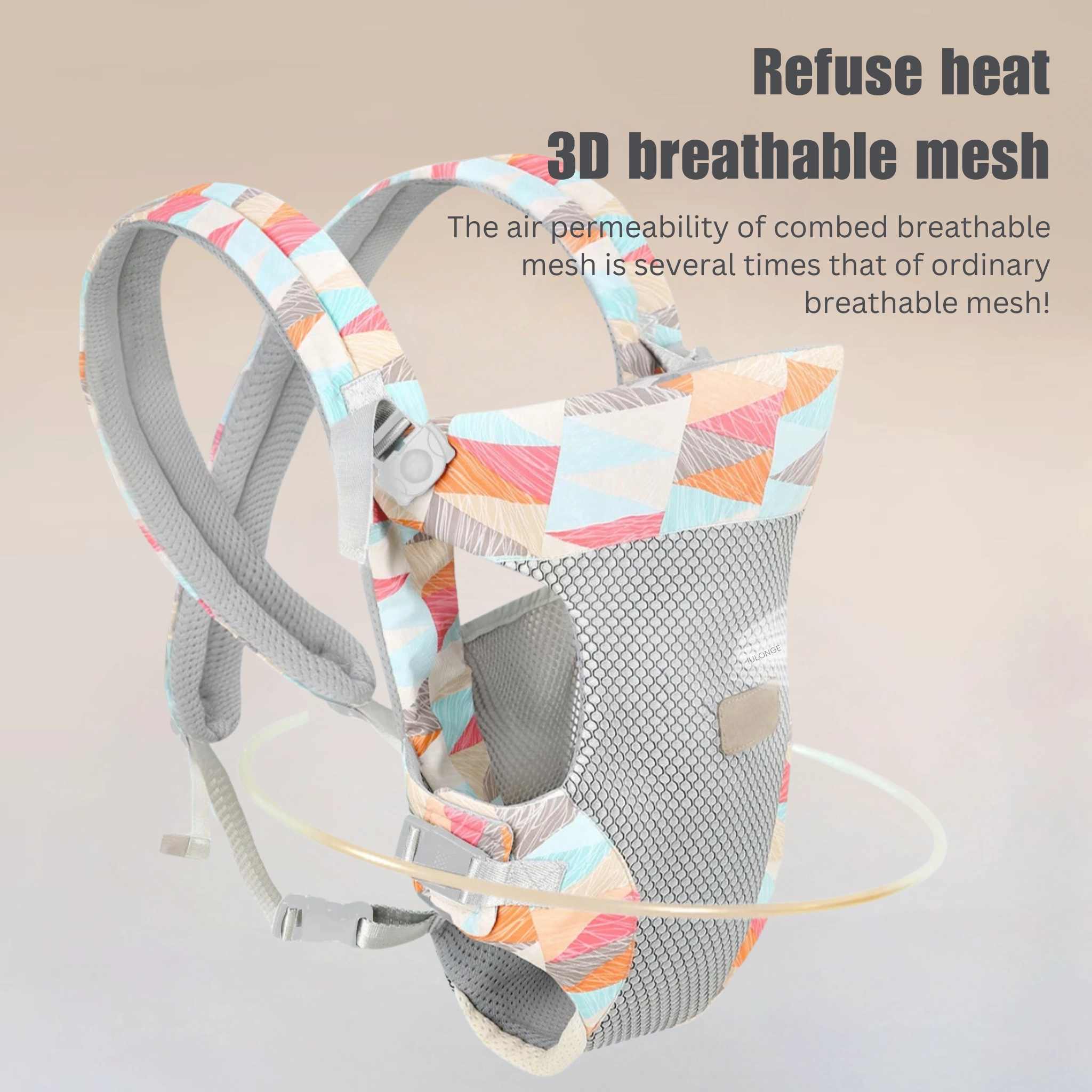 Riona Ergonomic Trendy Baby Carrier
