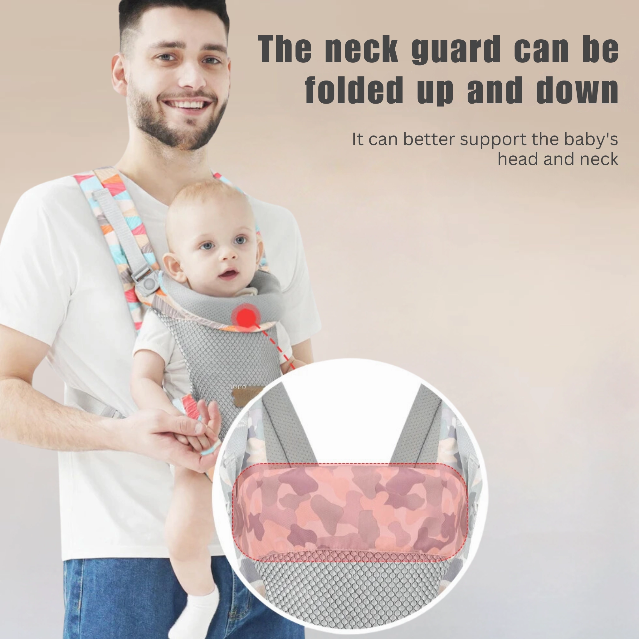 Riona Ergonomic Trendy Baby Carrier