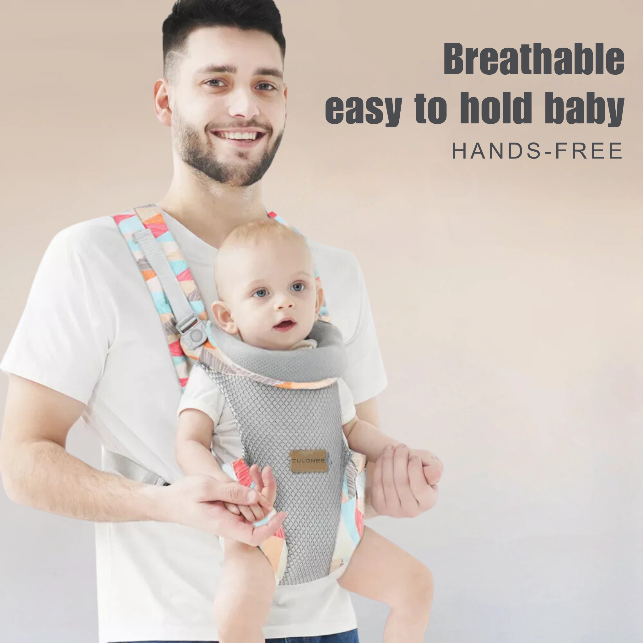 Riona Ergonomic Trendy Baby Carrier