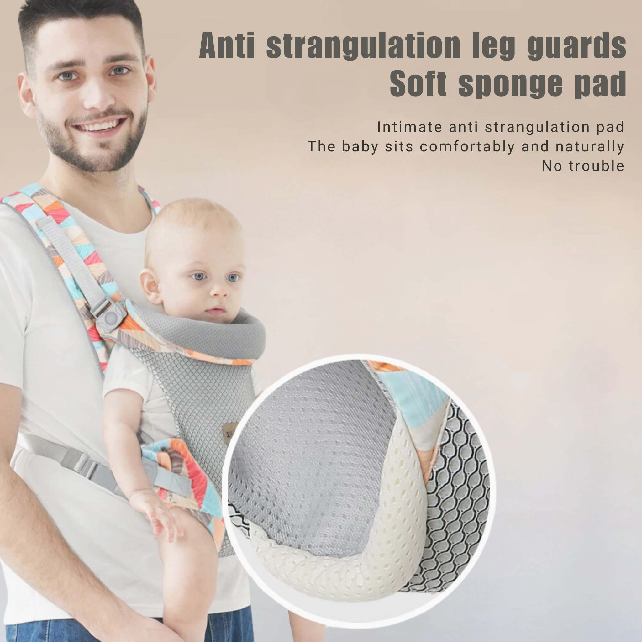 Riona Ergonomic Trendy Baby Carrier