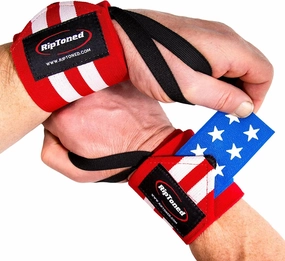 Rip Toned 18” Wrist Wraps - Wrist Straps for Weightlifting - Lift Better, Protect Wrist Pain - Adjustable, Durable, Machine Washable - Wrist Wraps for Weightlifting - USPA Endorsed for Men & Women