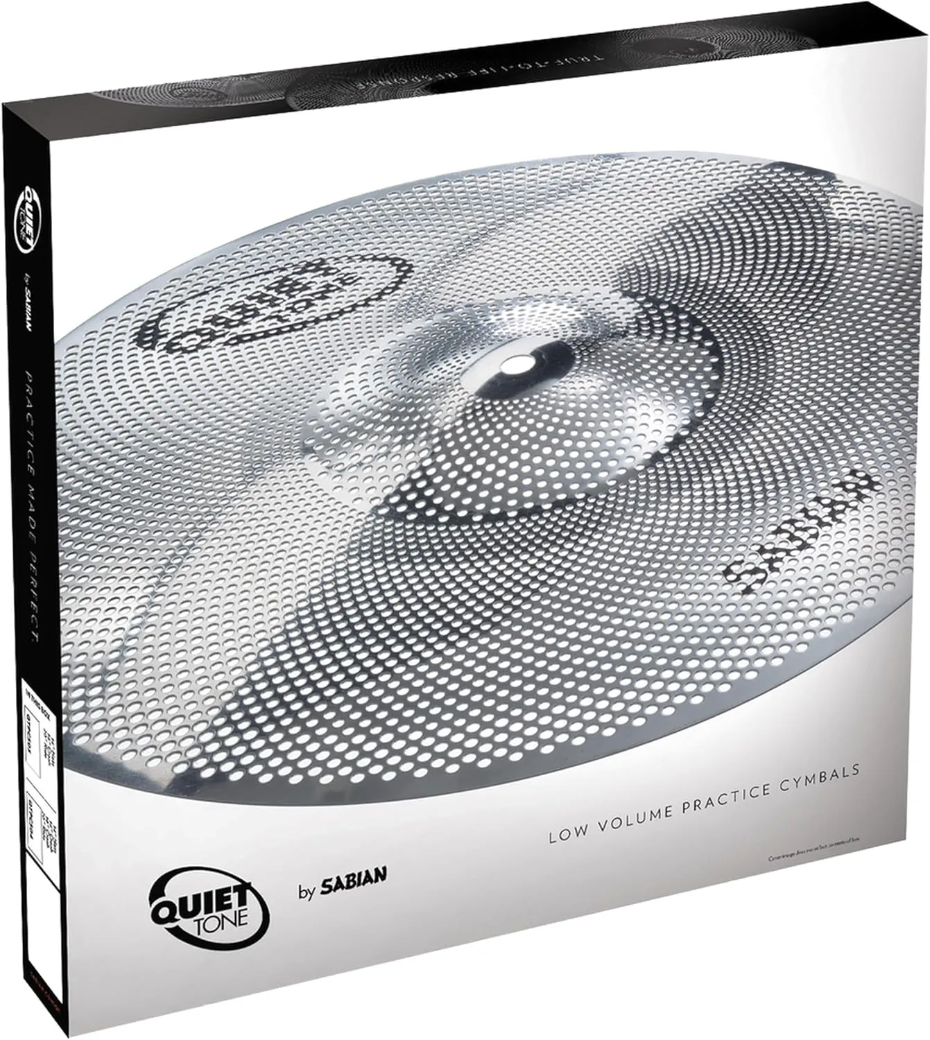 SABIAN Quiet Tone Practice Cymbals Set Qtpc504