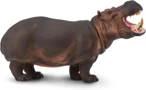 Safari Ltd. Hippopotamus Figurine - Detailed 8.75" Plastic Model Figure - Fun Educational Toy for Boys, Girls & Kids Ages 3 