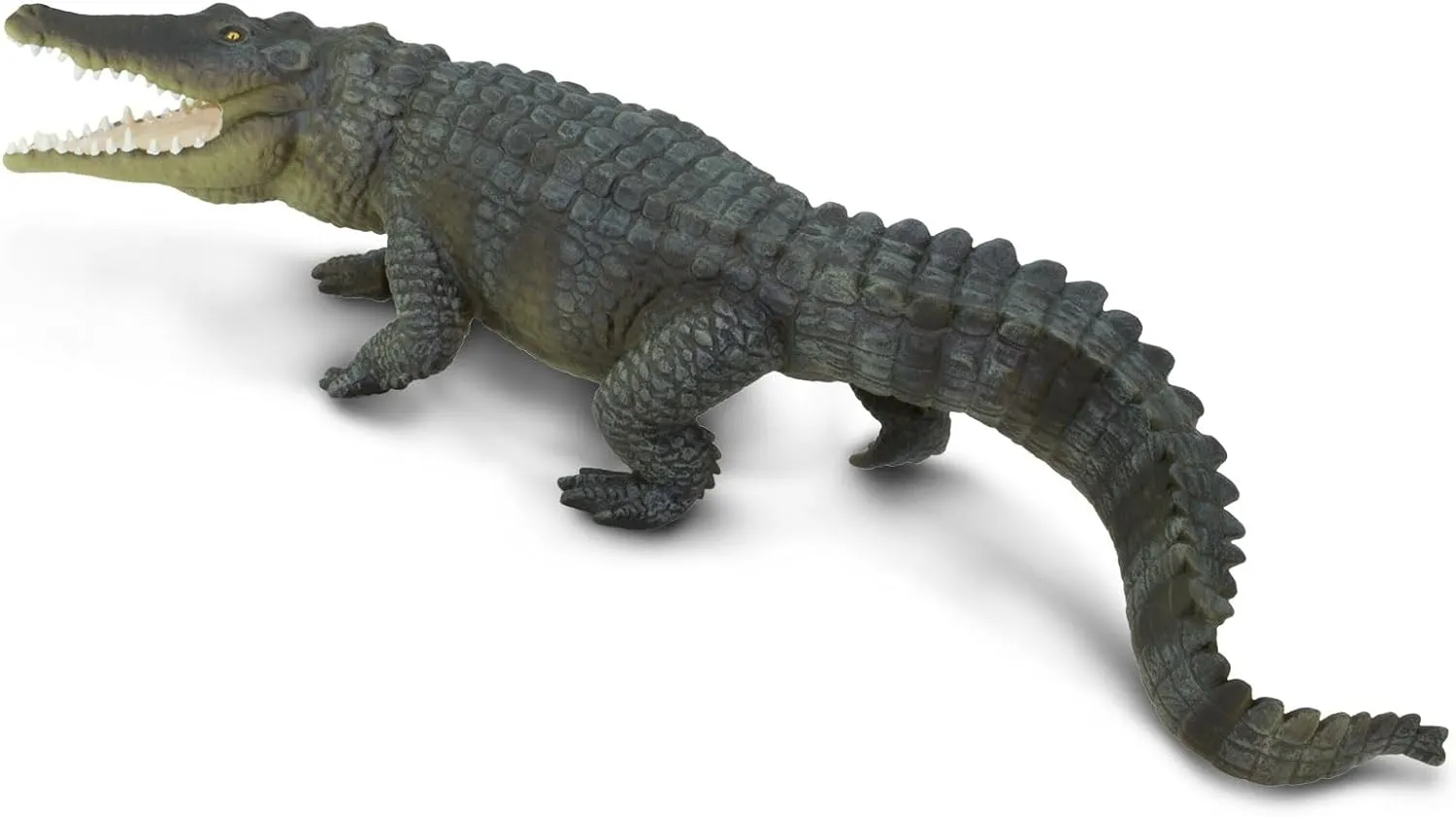 Safari Ltd. Saltwater Crocodile Figurine - Detailed 12" Plastic Model Figure - Fun Educational Play Toy for Boys, Girls & Kids Ages 18M 