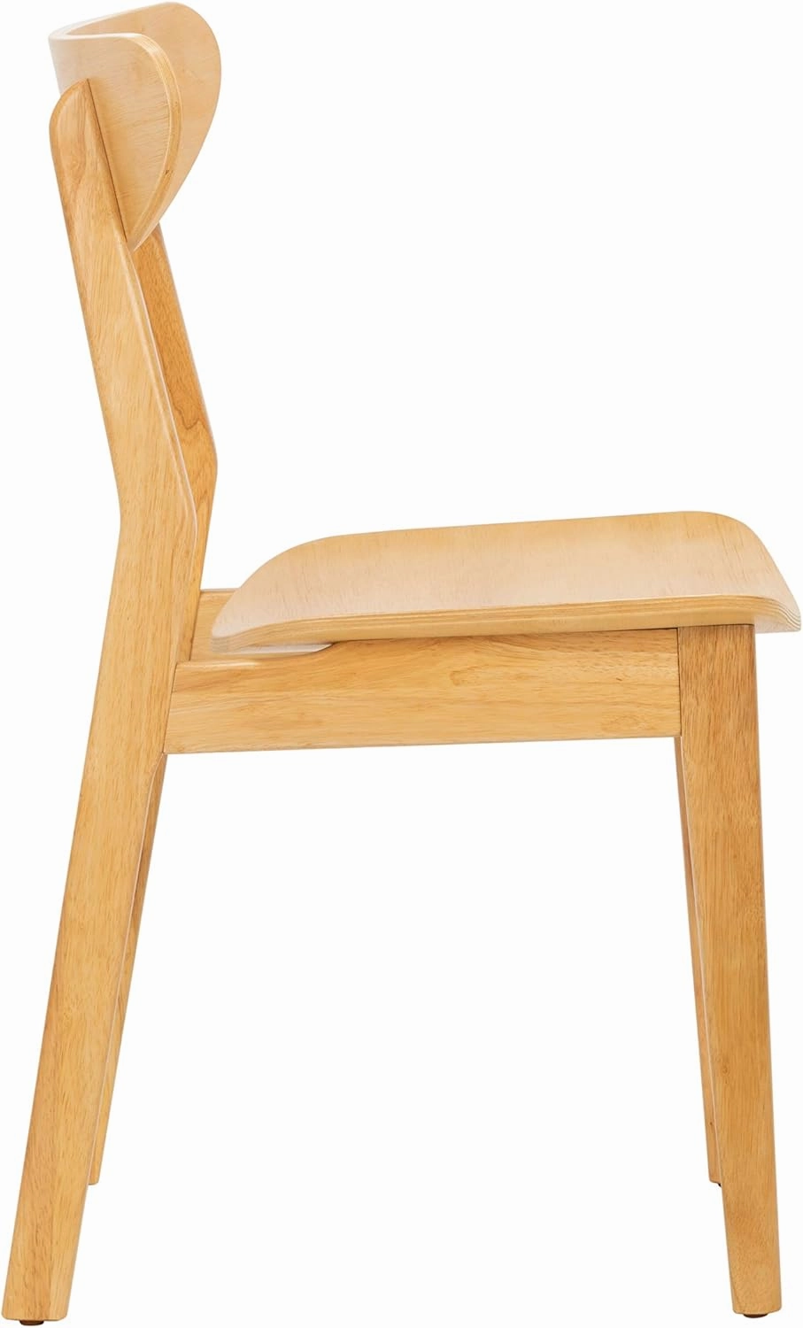 Safavieh Home Lucca Retro Natural Dining Chair, Set of 2, Wood