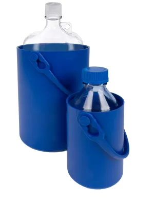 Safety Bottle Carrier, 4.5 Liter Capacity, Blue