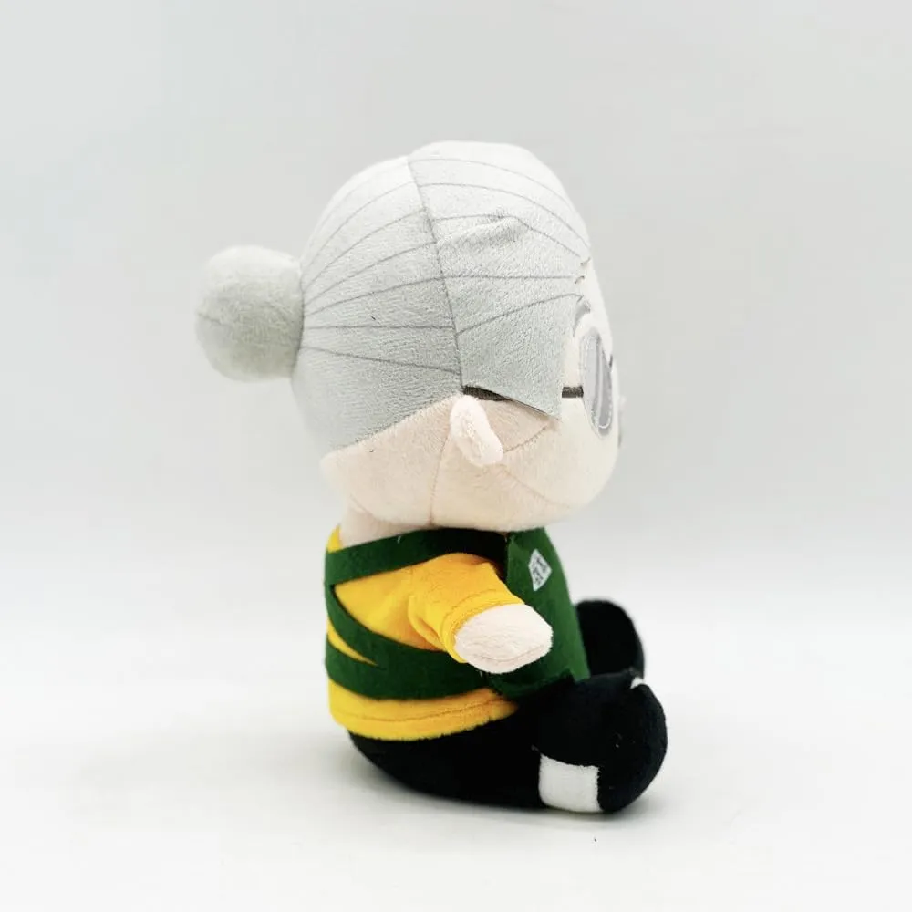 Sakamoto Taro Plush Figure Stuffed Anime Pillow 8.27" Cute Sitting Pose Sakamoto Taro Soft Figure Collectibles Throw Pillow Sofa Home Decoration