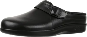 SAS Clog Comfort Slip On Women’s Shoes – Leather Upper – Textile Lining – CoolStep™ Footbed – CradleFit™ Heel Black 10.5 W - Wide (C)