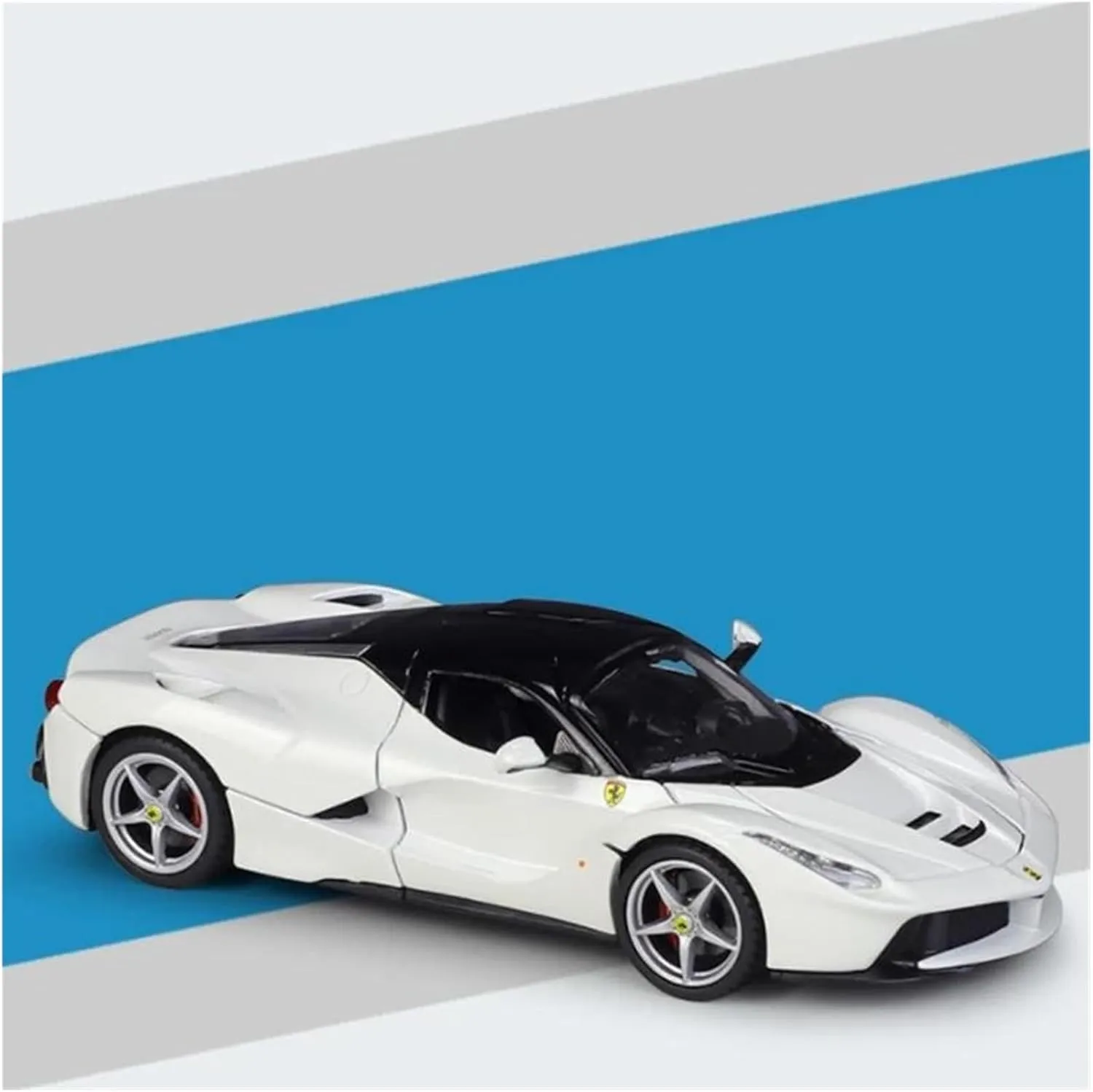 Scale Finished Model Car 1:32 Scale for Ferrari LaFerrari Sports Car Alloy Diecast Car Model Simulation Static Collector Car Die-cast Vehicle