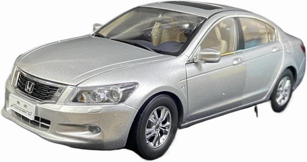 Scale Metal Car Model 1:18 for Honda Accord 8th Generation Out of Print Alloy Collection Car Model Die-cast Holiday Die Cast Vehicles