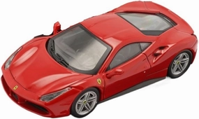 Scale Model Red Coupe for Ferrari 488 GTB 2015 1:43 Miniature Car Model Collector's Item Coupe Simulation