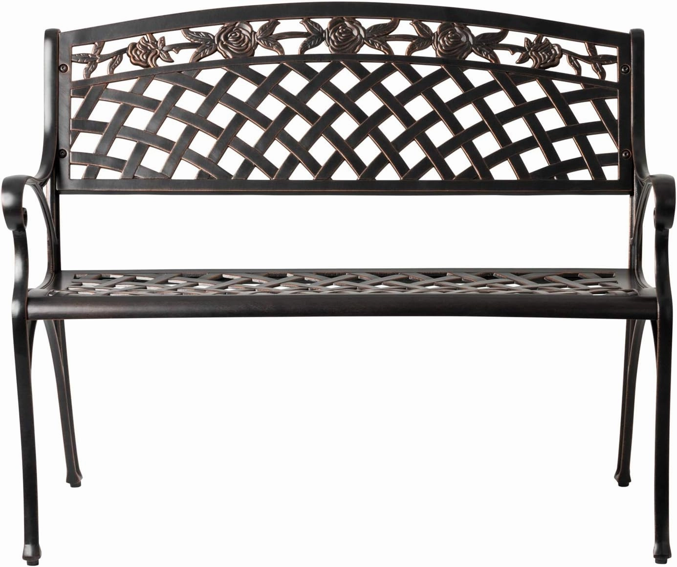 Scarlet Aluminum Patio Bench