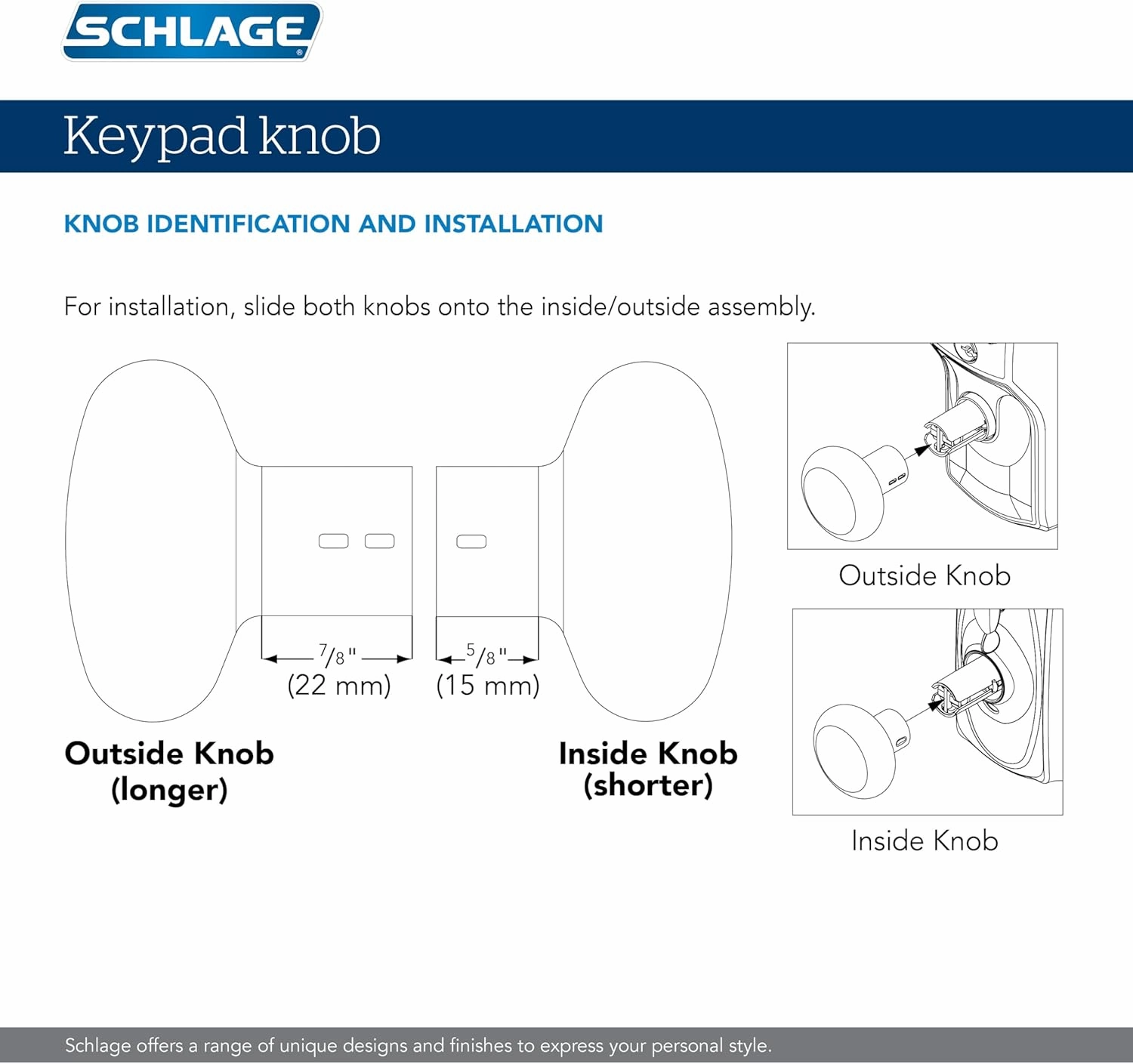 SCHLAGE FE595 CAM 626 ACC Camelot Keypad Entry with Flex-Lock and Accent Levers, Brushed Chrome