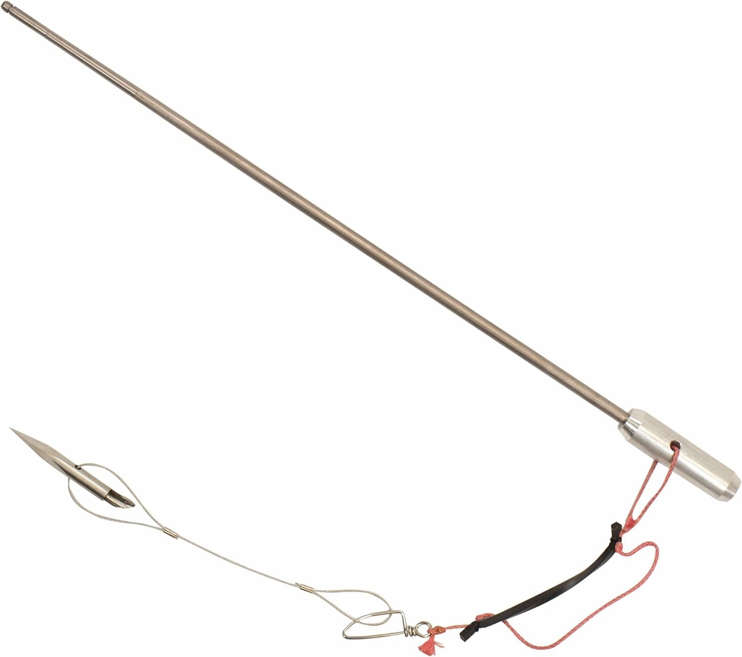 Scuba Choice Spearfishing Break-Away with Tri-Cut Slip Tip, 6mm Thread, Stainless Steel 316, Teflon Coated Shaft, 18" Aluminum Base, Dyneema Bungee – Anti-Rust, Durable Tool