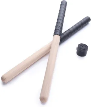 [Sealche] Drum Sticks for Kids Drumsticks Taiko set kit practice 16 inche Black