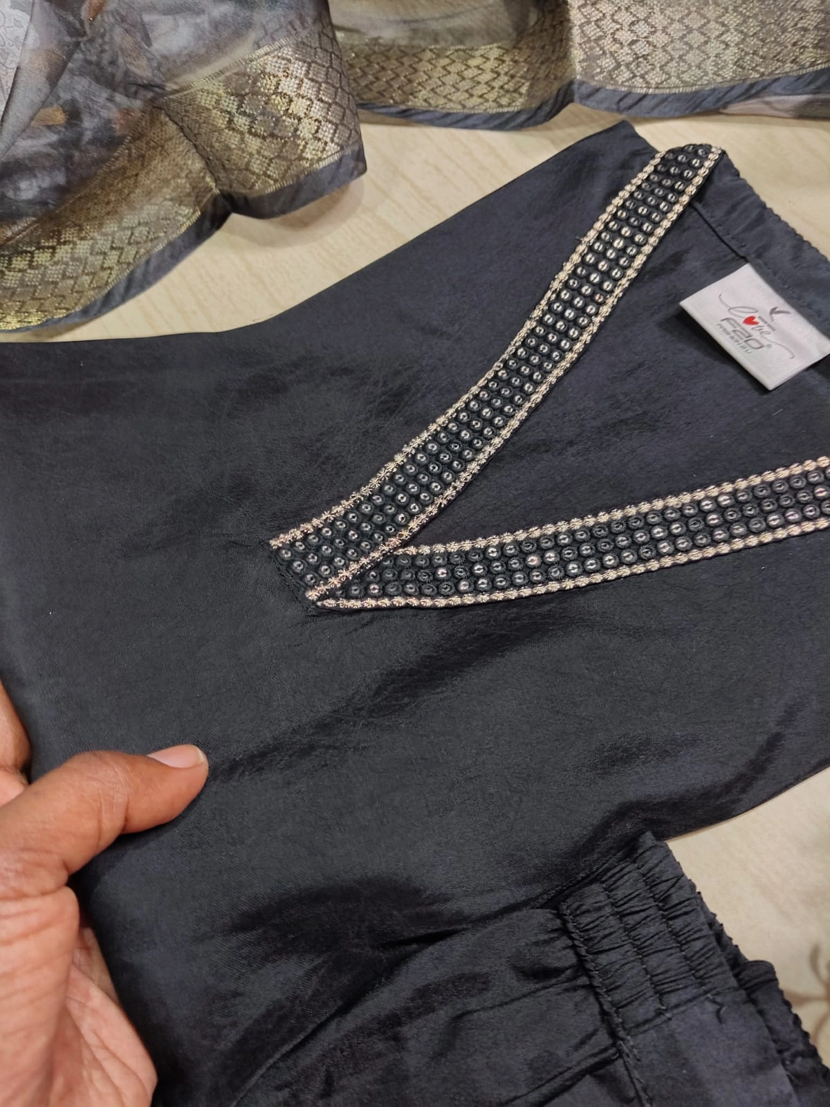 shiny dupatta set SSD01