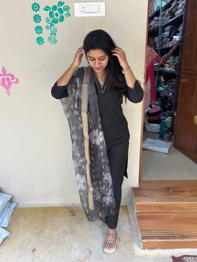 shiny dupatta set SSD01