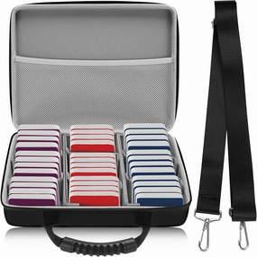 Silkfly Graded Sport Card Storage Box Holder for 2500  Cards, Sport Card Box Storage Trading Case Organizer for Baseball Basketball Board Game Cards and Expansions, Bag Only