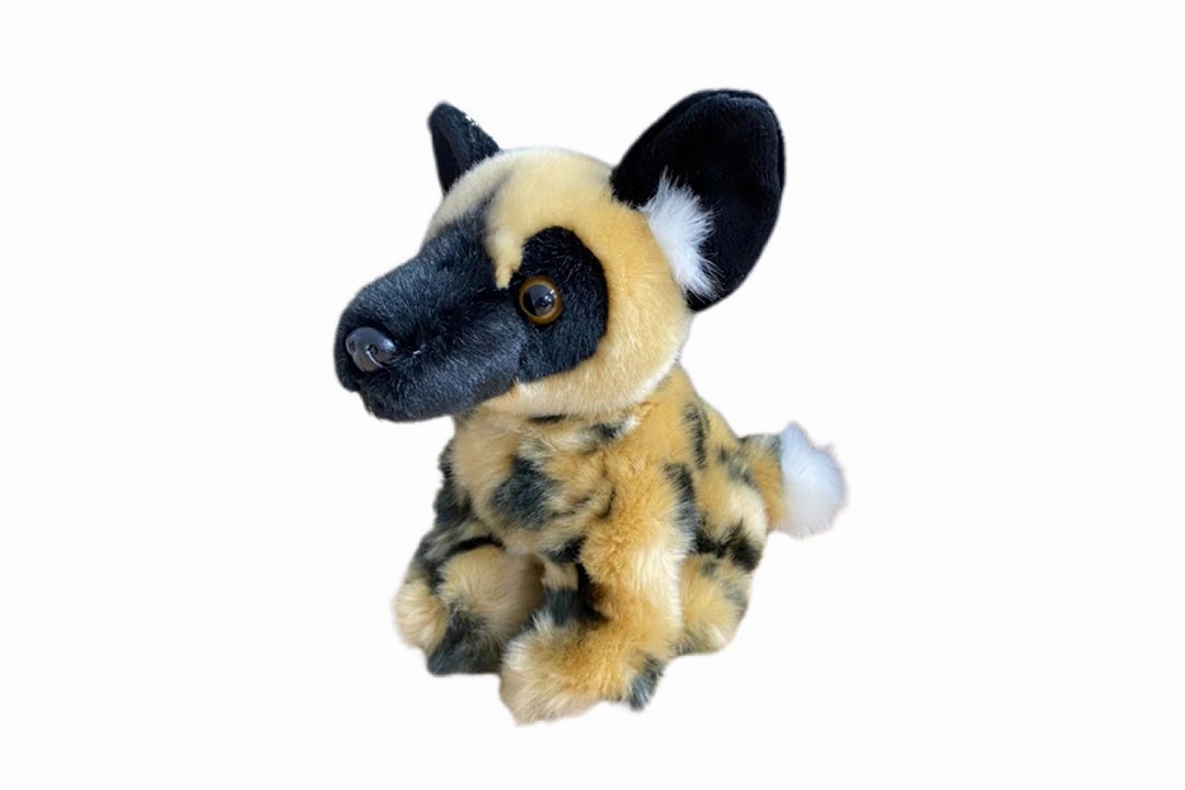 Sitting Painted Dog