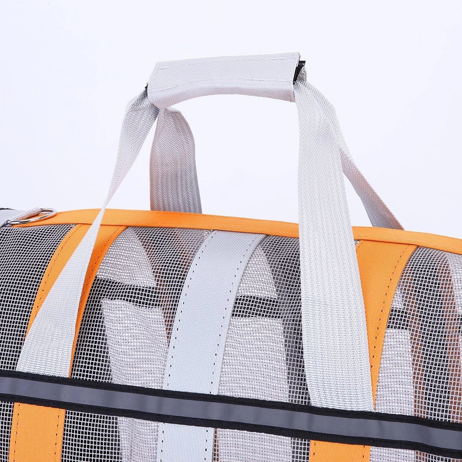 Size S Black Foldable Pet Carrier Bag - Lightweight, Breathable, and Spacious for All Seasons