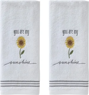 SKL Home by Saturday Knight Ltd. Sunshine Hand Towel (2-Pack), White