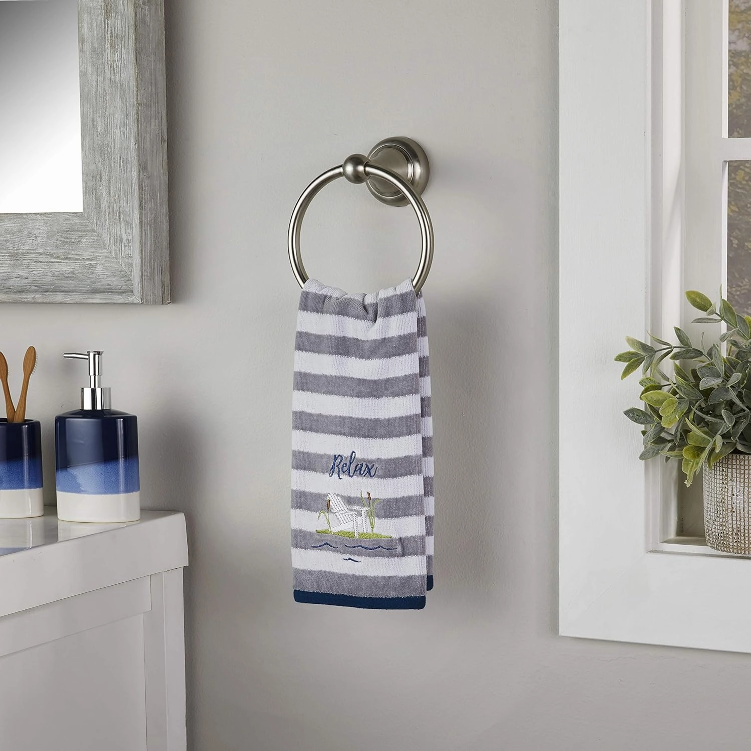 SKL HOME by Saturday Knight Ltd. Relax Chair Hand Towel (2-Pack), Multi