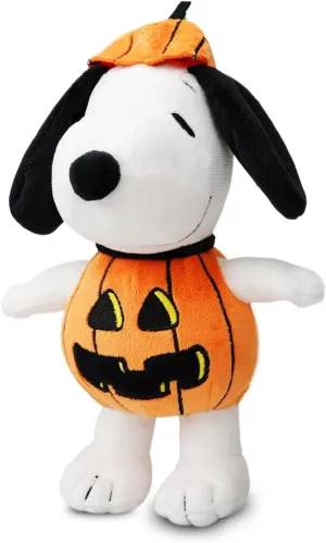 Snoopy Jack O Lantern 8 inch Plush Figure