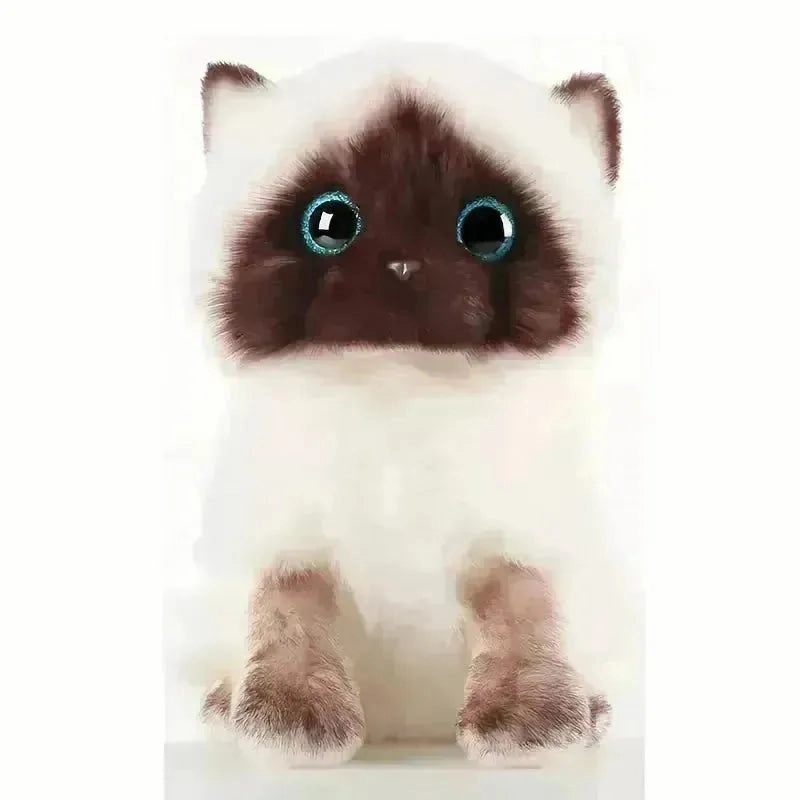 Soft and Cuddly Kawaii Cat Plushie