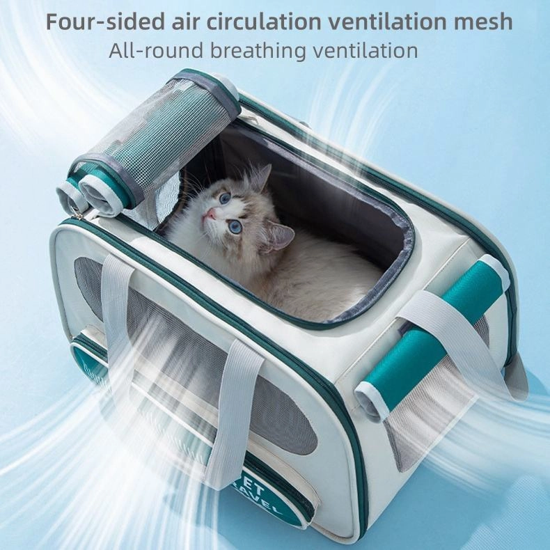 Soft-Sided Collapsible Pet Carrier for Dogs and Cats