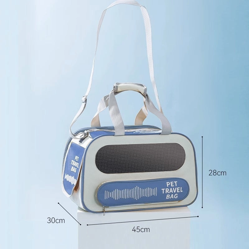 Soft-Sided Collapsible Pet Carrier for Dogs and Cats