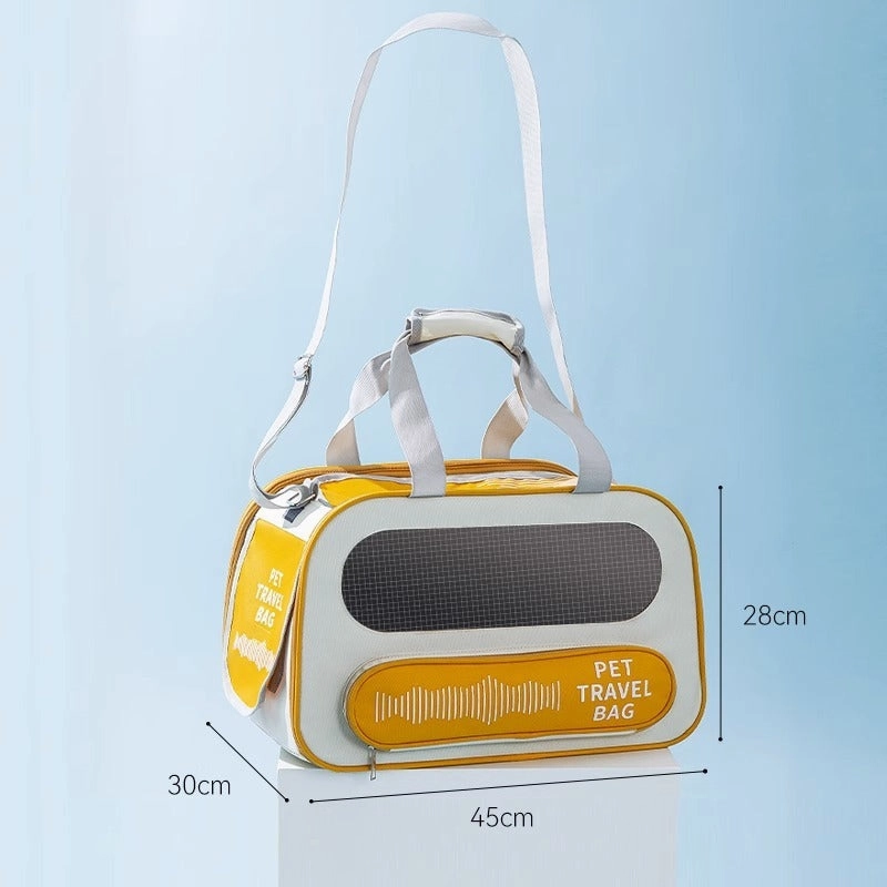 Soft-Sided Collapsible Pet Carrier for Dogs and Cats